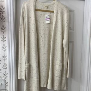 Style & Co heather gray Knit Cardigan Sweater